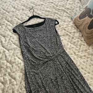 And Taylor dress size medium white background with black dots